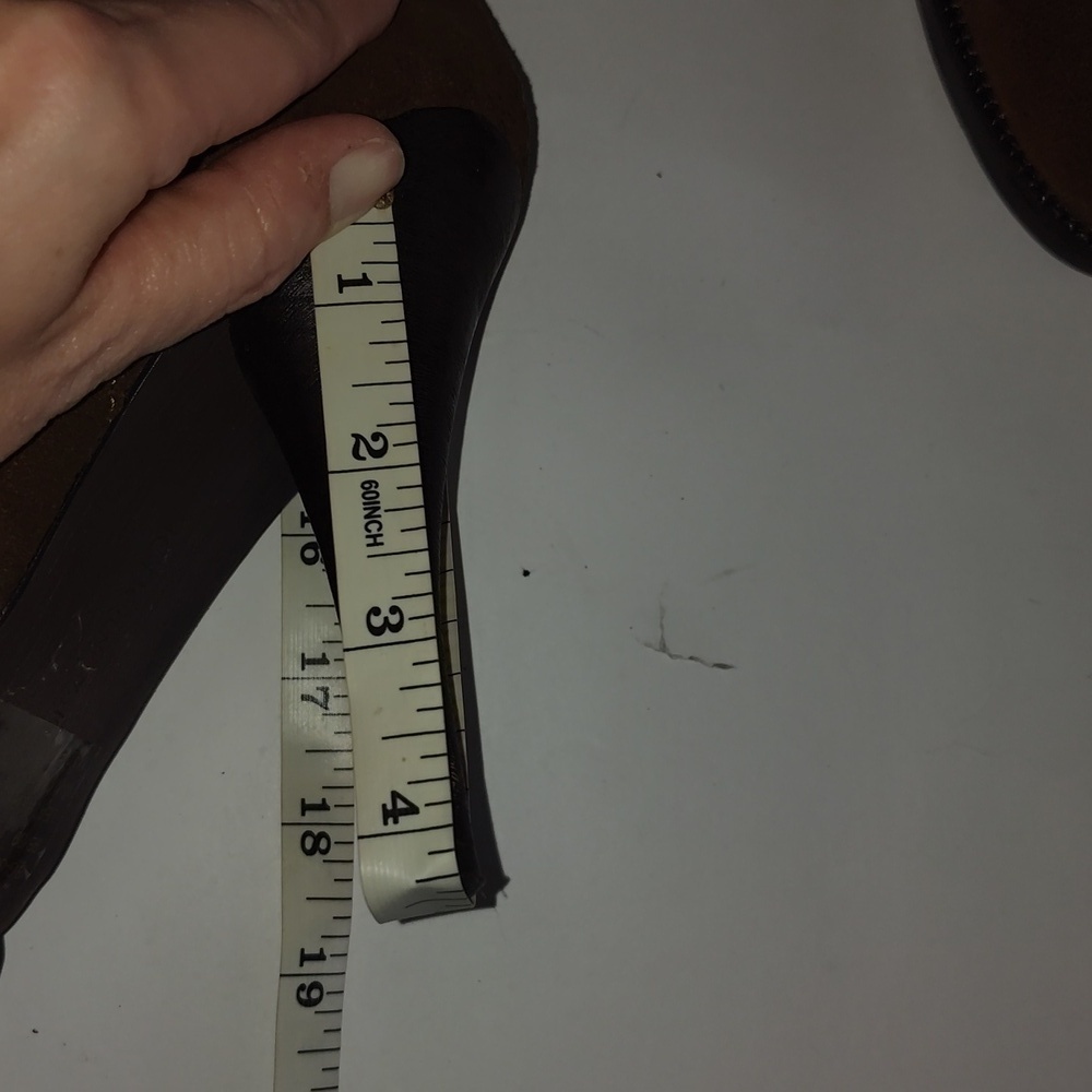 BCBG Distressed High Heel Sandra Cowboy Boots Size 9 Brown - Picture 12 of 13